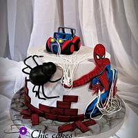 Spider-man cake....
