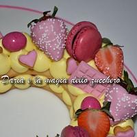 Heart  cream tarte