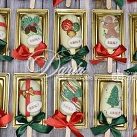 Christmas cakepops sicles