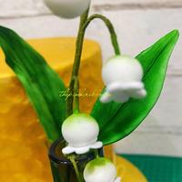 Lilly of the valley sugar flower