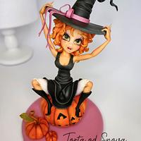 Halloween Witch cake topper