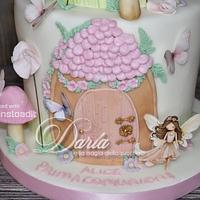   Fairy garden cake