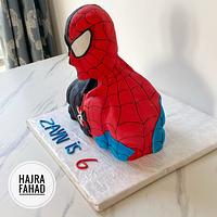 Spider-Man Bust Cake