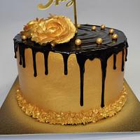 Whippingcream Gold cake 