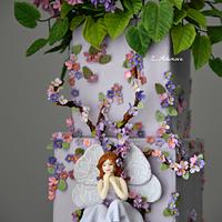 lilac fairy cake!