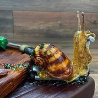 cake the running snail
