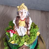 Baba Yaga cake