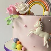 Unicorn birthday cake 