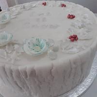 Let it Snow Christmas cake 