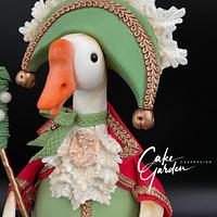 Goose Ringmaster -a circus cake collaboration