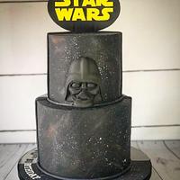 Star Wars Batman cake 