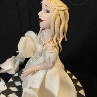 White Queen- Tim Burton Cake Collaboration