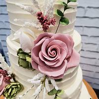 Wedding cake sugarflowers