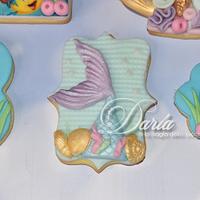Little mermaid Disney cookies