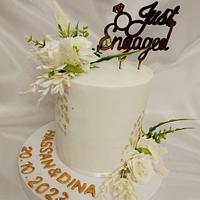 "Engagement cake"