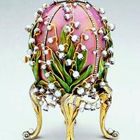 Fabergé Egg Cake: Lillies of the Valley