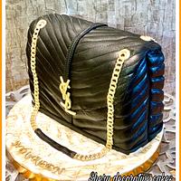 YSL bag cake