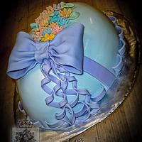 Easter egg cake