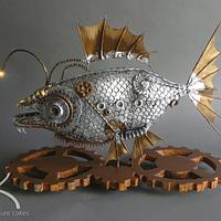 Mr. Nibbles, the Girl Steampunk Angler Fish