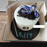 Dirt Bike Cake 