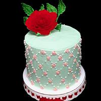 Rose Spring Cake