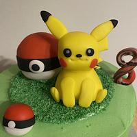 Pokémon-/Pikachu-cake