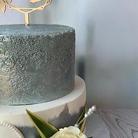 25th anniversary cake 