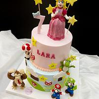Mario & Princess Peach Cake 🍄🩷