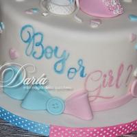 Baby shower cake