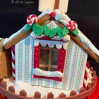 DIY Gingerbread House Cake Collaboration