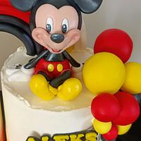 Mickey and Minnie mouse cake for my twins 3rd birthday!