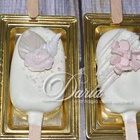 Wedding cakepopsicles