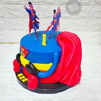 Super man cake