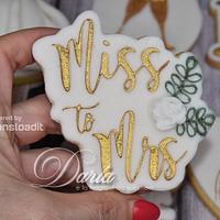 Wedding cookies