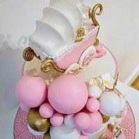 Welcome Liya / baby shower cake 