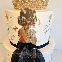 Formal dress cake