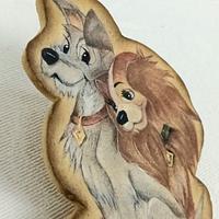 The lady and the tramp cookie
