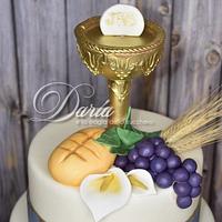 First communion cake