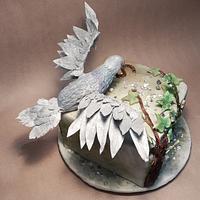 Pigeon vintage cake