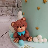 Teddy bear birthday cake