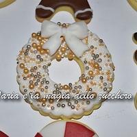  Christmas cookie wreaths