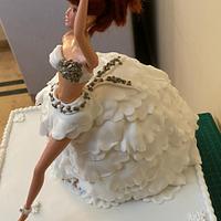 Barbie cake for bride