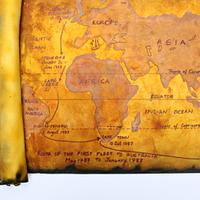 Mapping the route of the first fleet to Australia