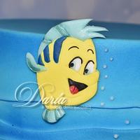 Little Mermaid Disney cake