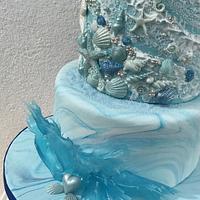 Ocean love cake