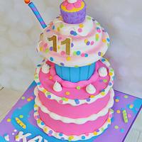 Whimsical Fun Birthday Cake!