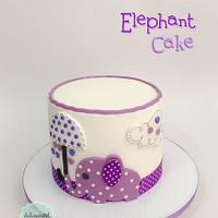 Torta Baby Shower Elefante