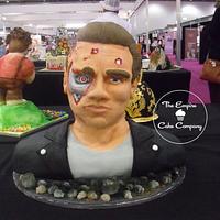 Terminator Bust Cake