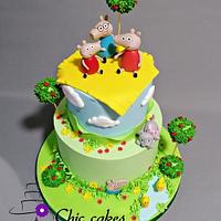 Peppa Pig cake