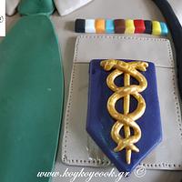 CAKE FOR A GREEK MILITARY DOCTOR